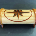 Elliptical Marquetry Box : Allan Curtis