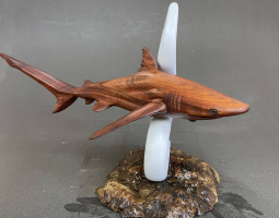 Reef Shark Carving : Ken Brangwynne